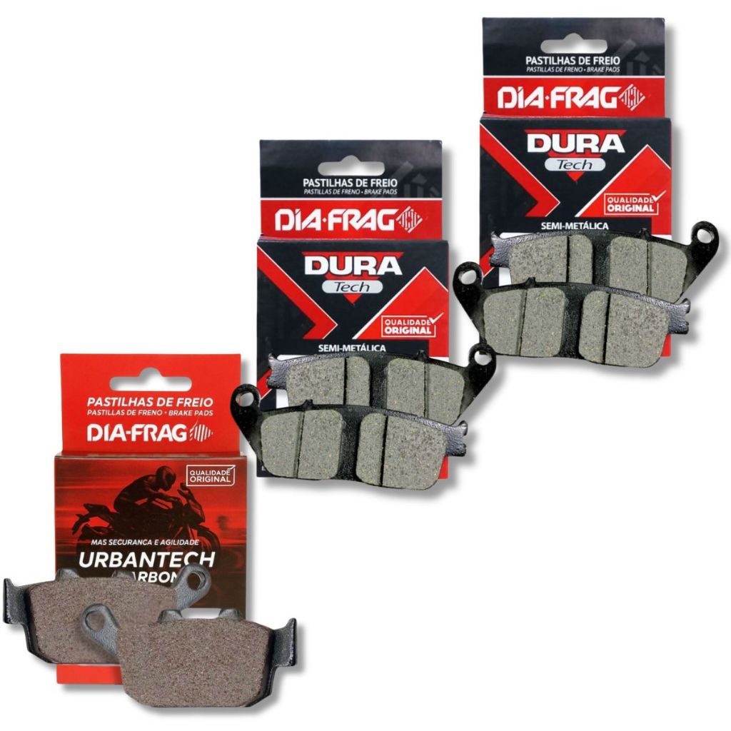 Kit Pastilhas de Freio Cb 650f 2014-2018 / Cbr 650f 2014-2018 / Cb 500x 2023-20