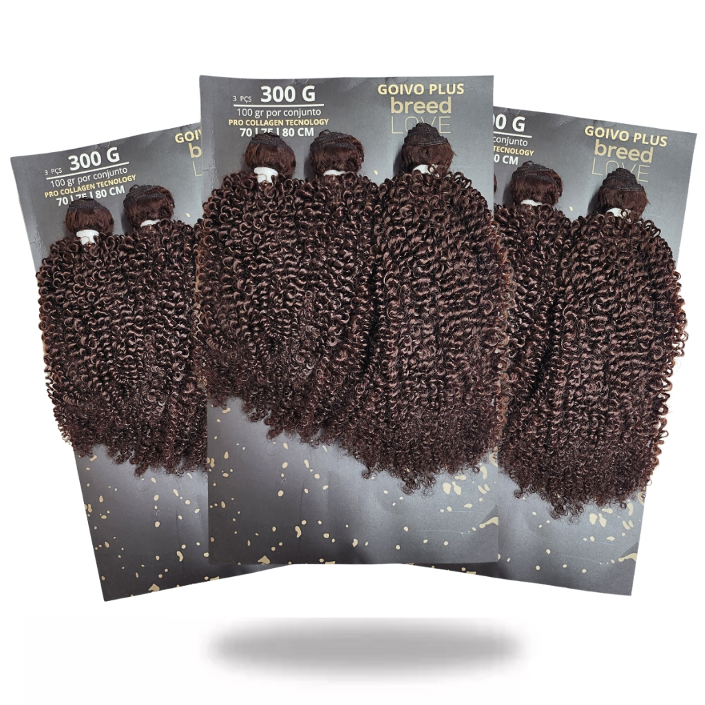 Cabelo Goivo 360g 70cm 75cm  80cm Crochet  Softex Braids Organica Breedlove - ENVIO IMEDIATO