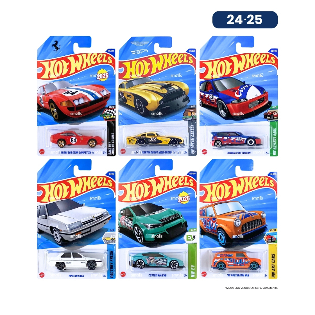 Hot Wheels - Carrinho Miniatura À Escolha - 2024/2025 - Original