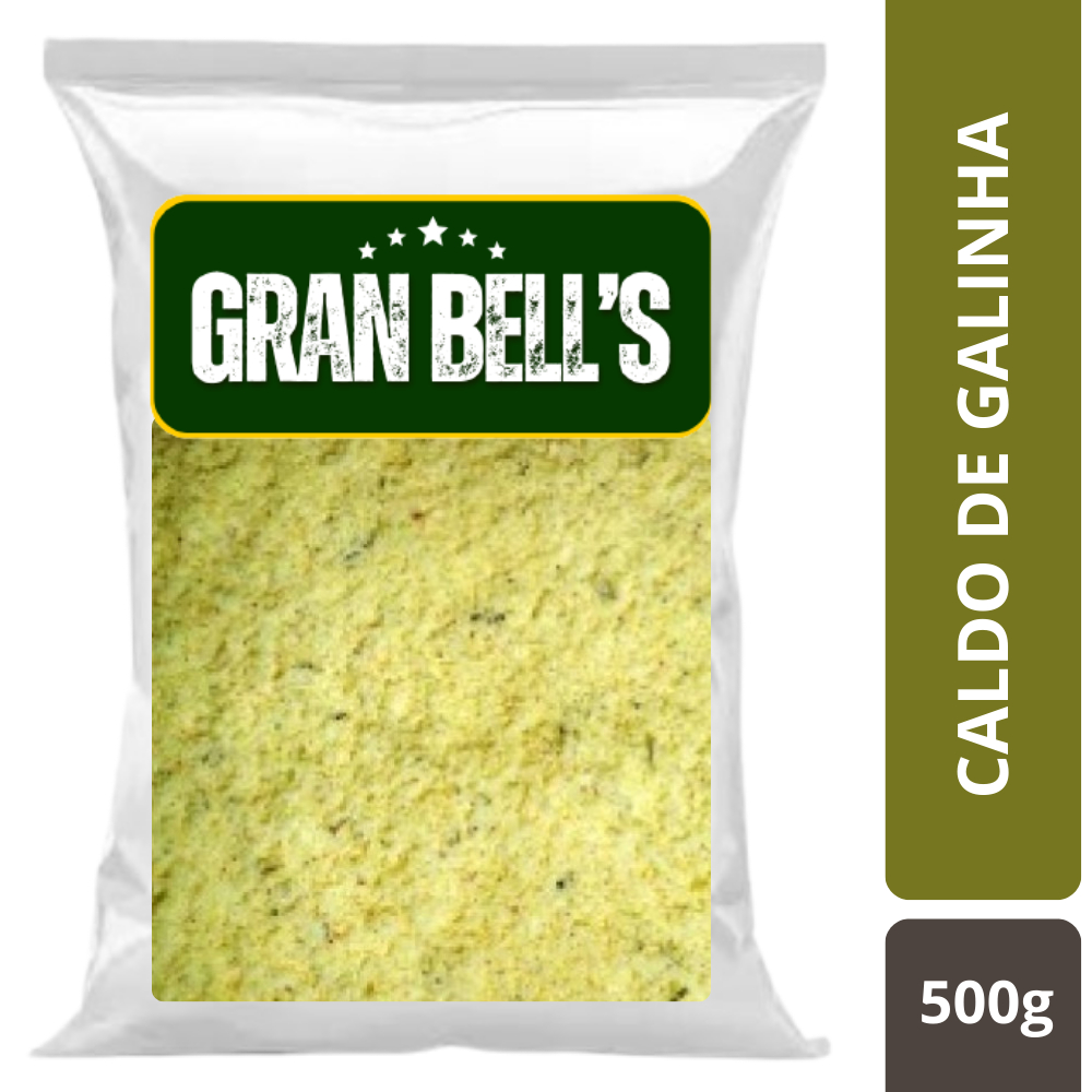 Caldo de Galinha em Pó Tempero GRAN BELL'S 1kg - Culinária Sabores do Brasil