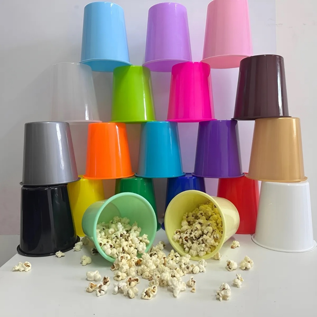 Kit 100 Baldes de Pipoca de 1L