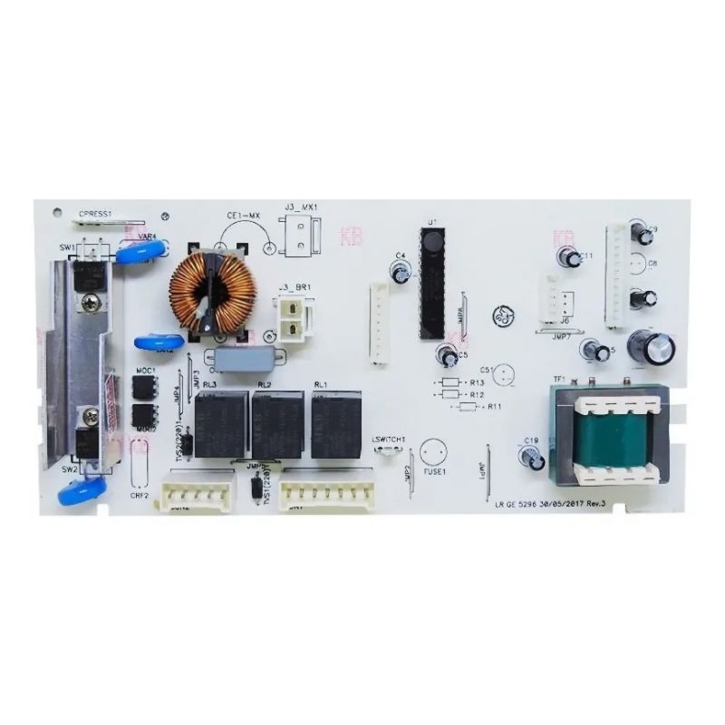 Placa Eletrônica Lavadora GE Mabe 15kg 220V Com Flotador 3 Botões 189D5296G004