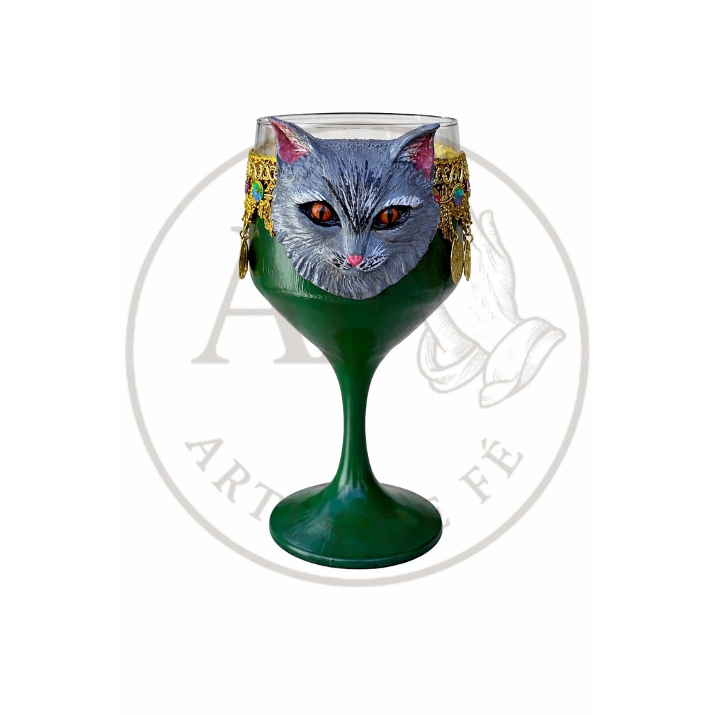 Taça Pomba Gira Luxo Vidro Maria Mulambo Padilha Cigana