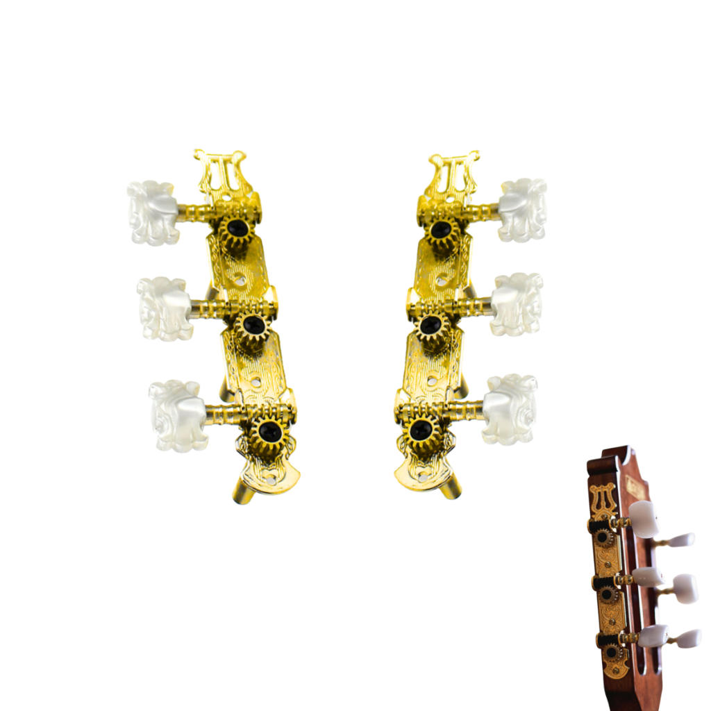 TARRAXA PARA VIOLAO NYLON PINO FINO - DOURADA