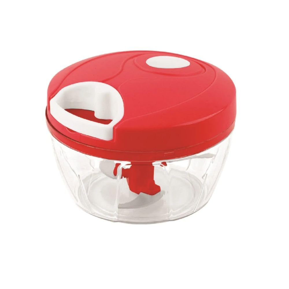 Processador Triturador Manual 5 Lâminas 900 ml Cozinha Grande , Médio ou Mini