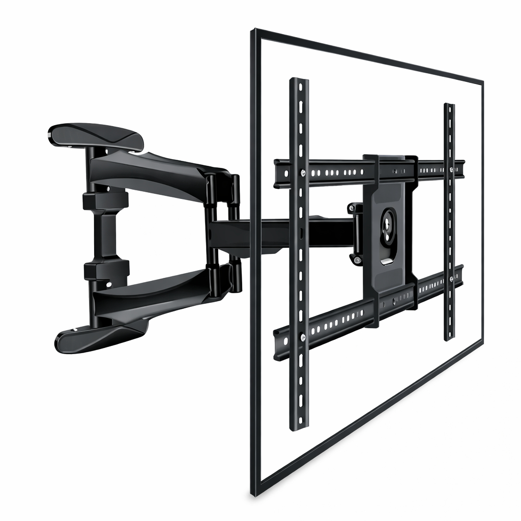 Suporte Articulado Tv 40 A 75 Polegadas Braço Duplo Até 45kg Parede Universal Vesa Ajustável