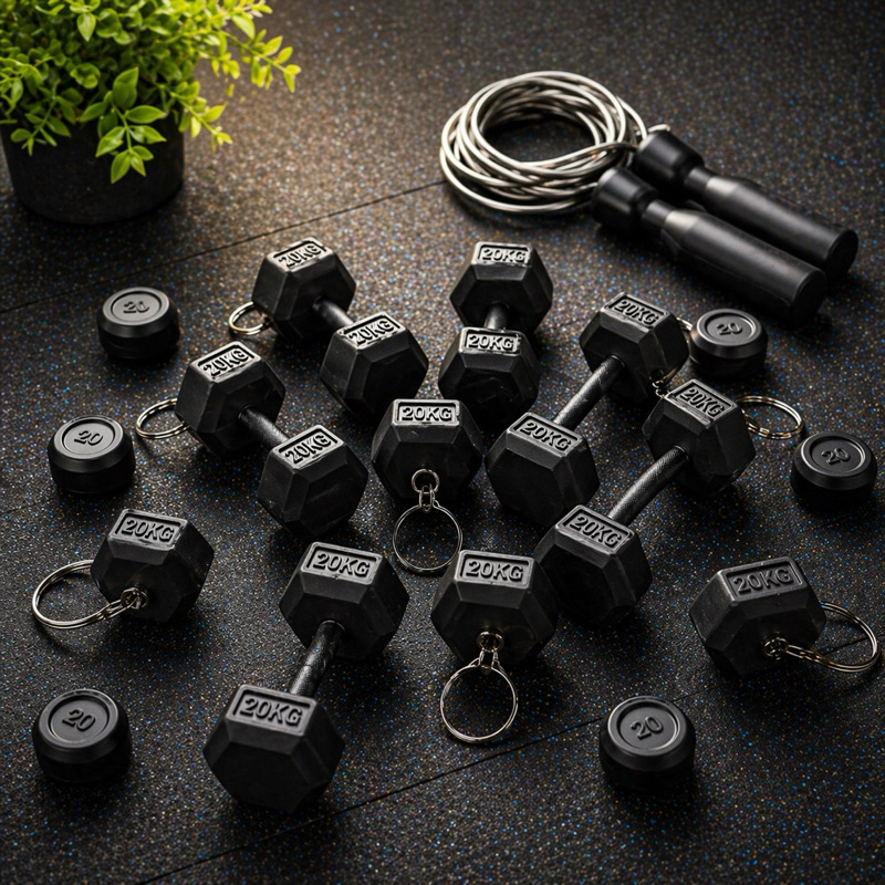 10 Chaveiros de Academia Halter kit