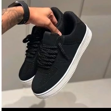 Tênis Preto Masculino Feminino, Confortável, casual, Antiderrapante, treino Trabalho Escola 2026 promoção barato leve