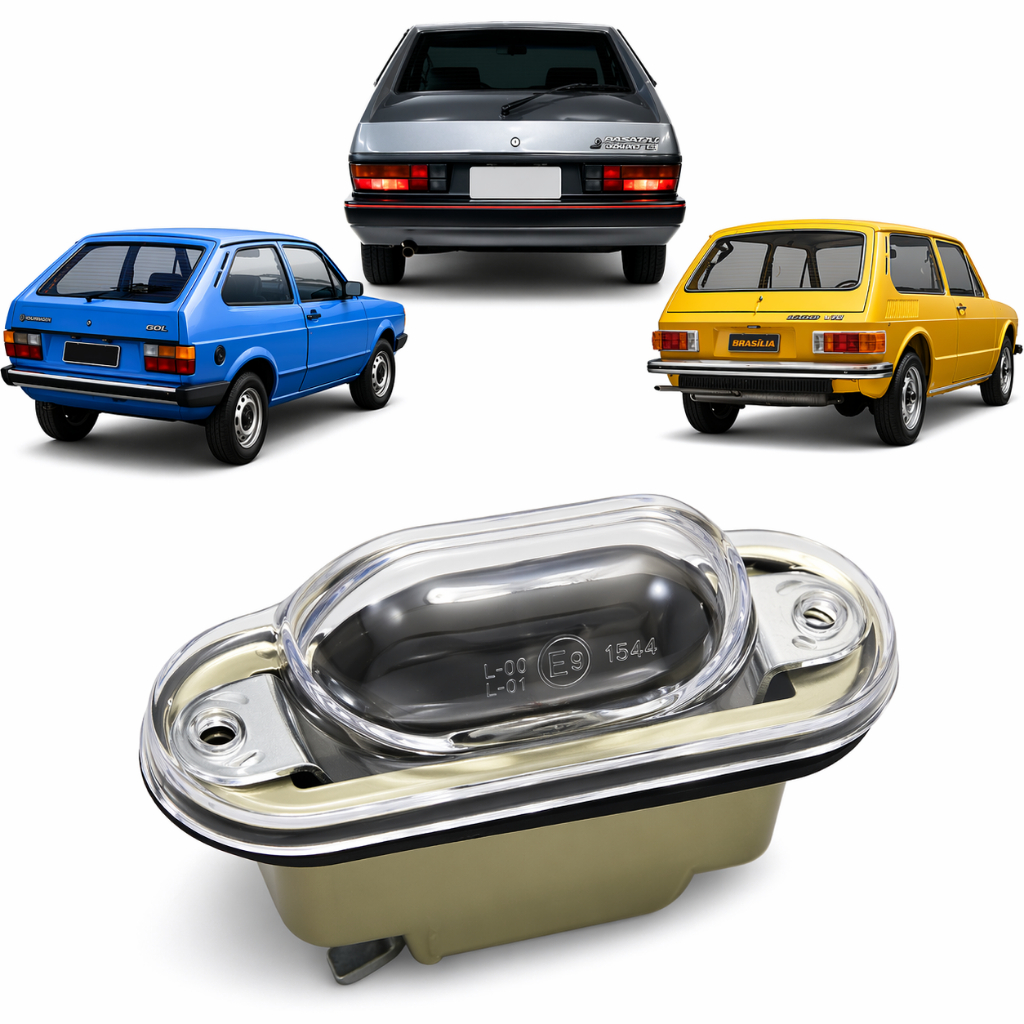 Lanterna Luz Placa Gol Brasília Passat TL Variant S Soquete