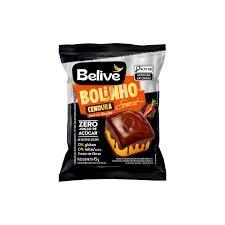 BOLINHO BELIVE CENOURA COM COBERTURA DISPLAY 10 unidades de 40g