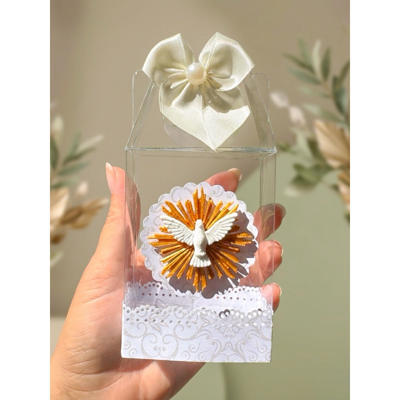 kit 10 Caixinhas Milk Personalizadas Batizado em Acetato – Lembrancinha Luxo