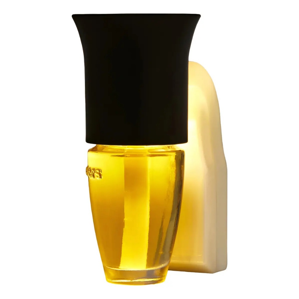 DIFUSOR PLUG WALLFLOWERS BATH & BODY WORKS PRETO FOSCO COM LUZ