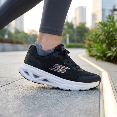 Tênis Skechers Feminino Glide-Step Vortex Avalin Leve Caminhada Corrida Academia