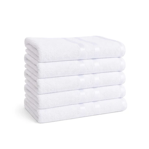 Kit 5 Toalhas De Banho Hotel, Pousada, Hostel 100% Algodão - Linha Lyra - Majo Home