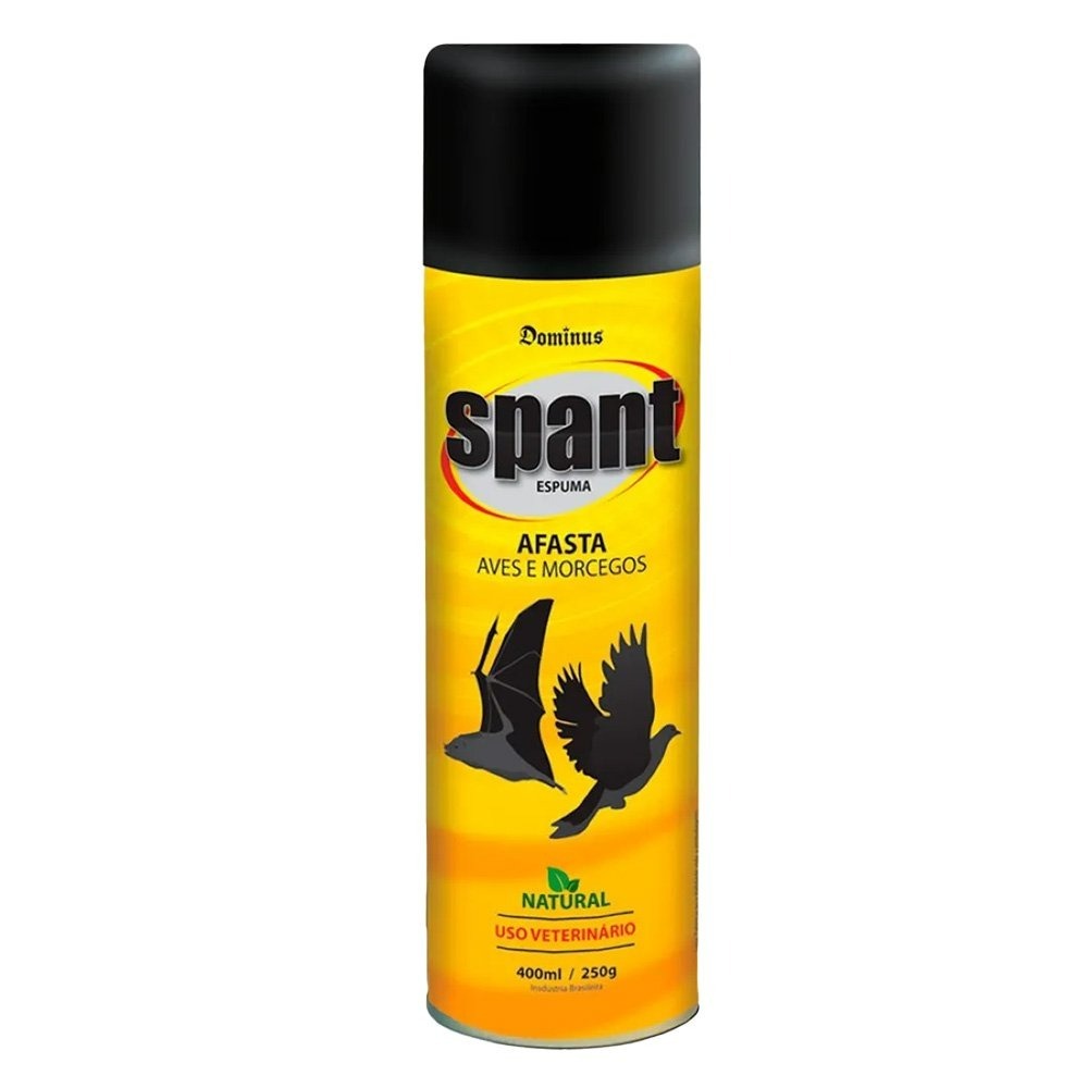 Repelente Spant Para Morcegos Pombos Pardais E Outras Aves. Tubo 400ml. Inofensivo, Somente Espanta