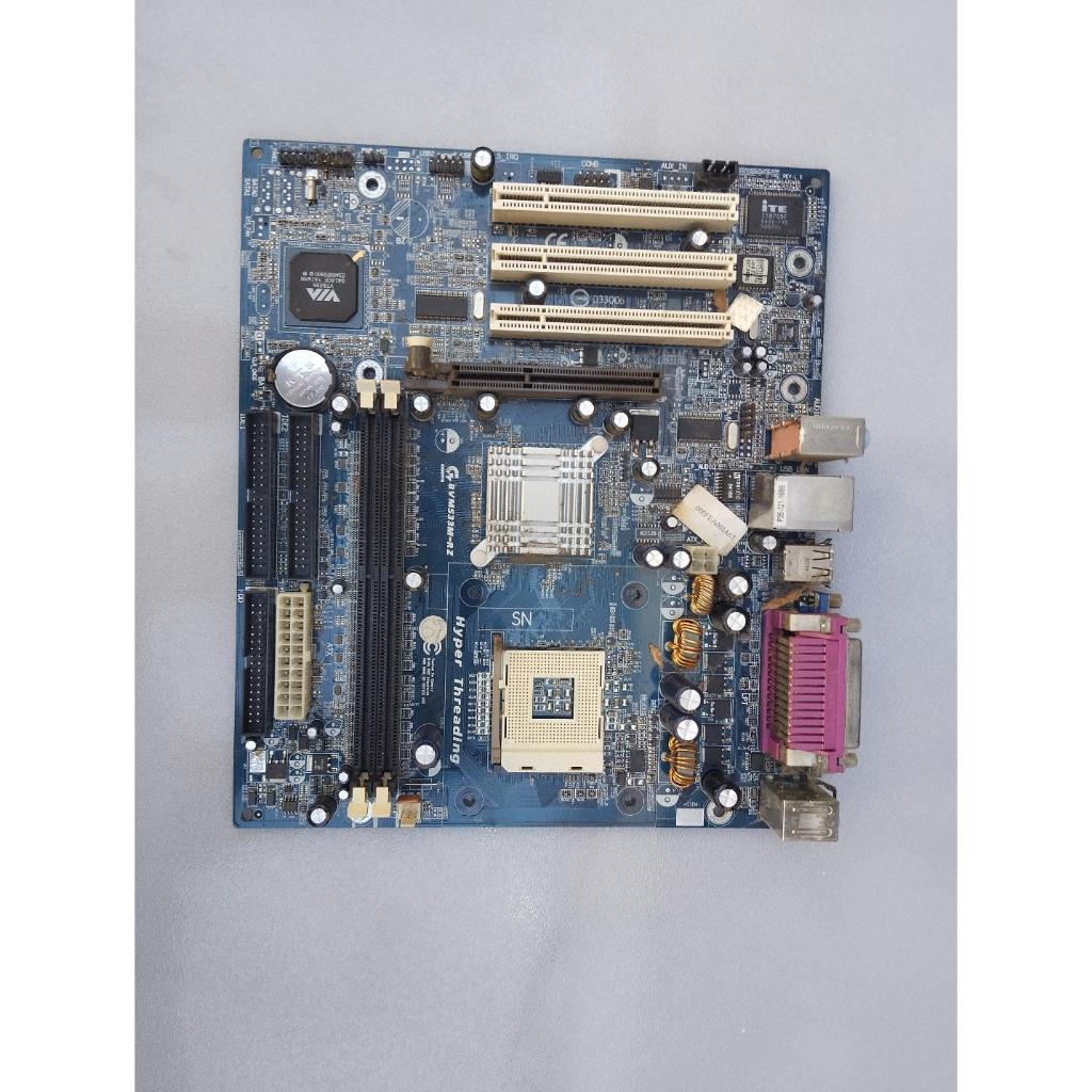 Placa-Mãe Gigabyte GA-8VM533M-RZ Socket 478 DDR AGP PCI Retro - Sucata ou Peças