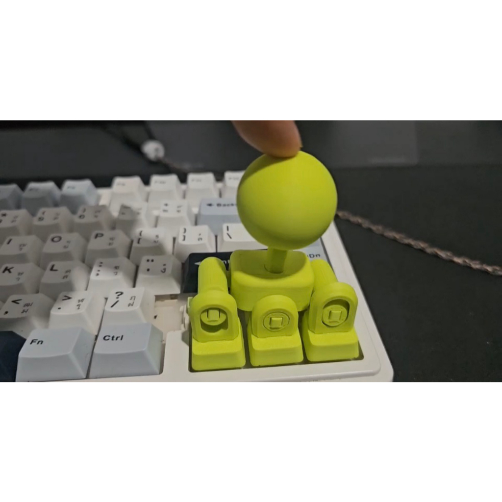 Joystick Arcade para Teclado | Controle Gamer 3D Estilo Fliperama | Ideal para Games Retro, Arcade e PC | Alta Precisão