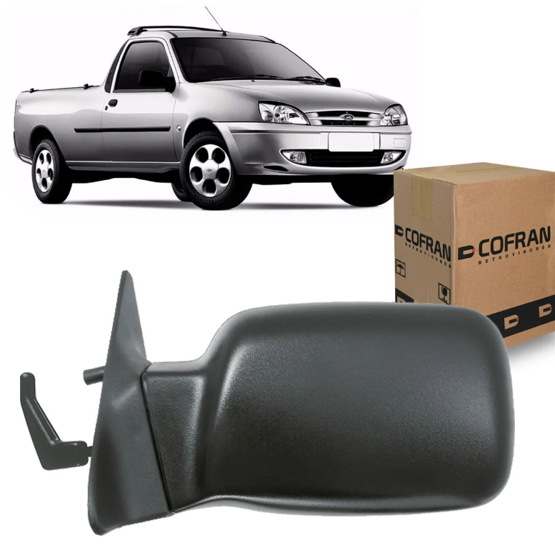 Retrovisor Courier 1997 1998 1999 2000 2001 2002 A 2013 - Par ou Unidade