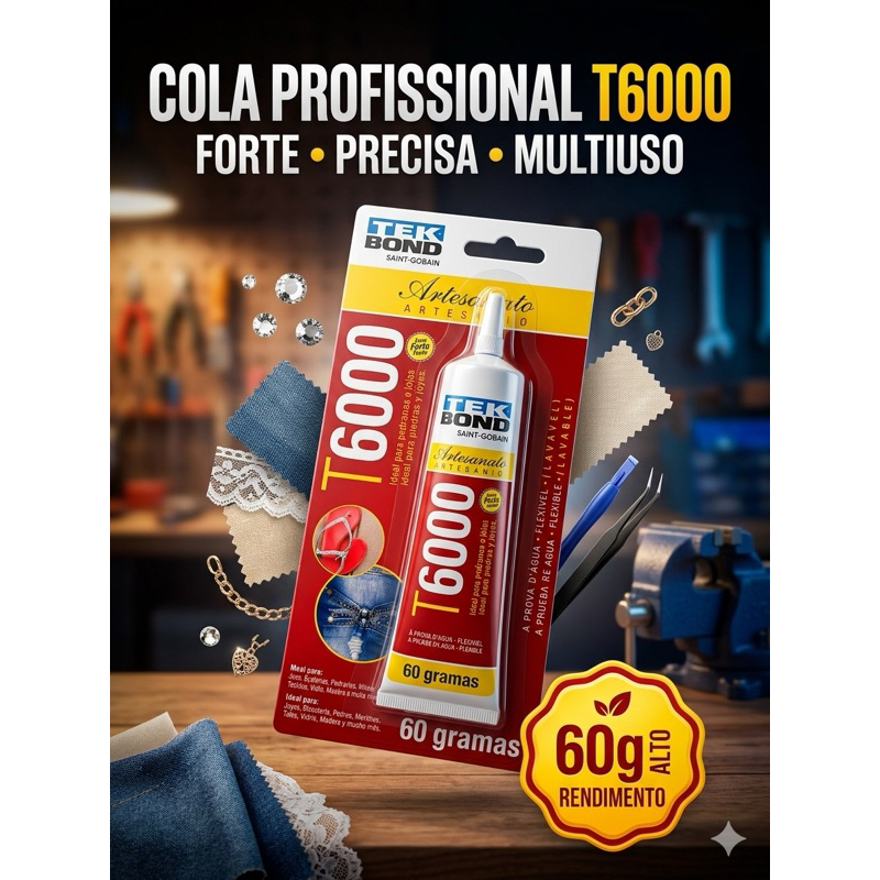 Cola Artesanato Tek bond T6000 60g