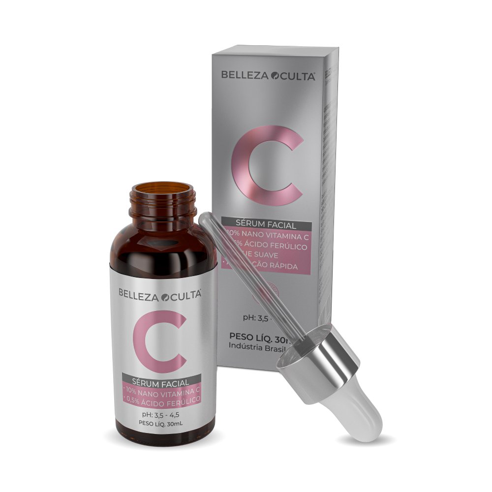 Sérum Facial Belleza Oculta Vitamina C Nano 30 Ml - QUEIMA DE ESTOQUE  (vencimento 05/26)