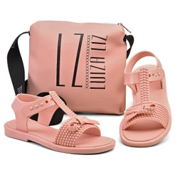 SandBolsaalia Feminina Infantil de Laçinho com