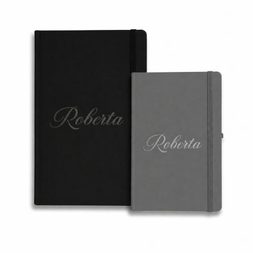Planner 2026 Personalizado Preto/Cinza Capa Dura