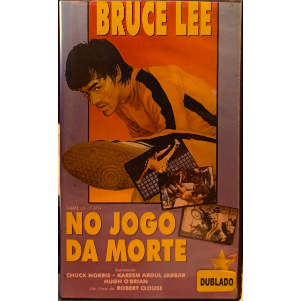 VHS/DVD BRUCE LEE NO JOGO DA MORTE (Game of Death) Dublado/Bruce Lee, Chuck Norris, Kareen Abdul Jabbar.