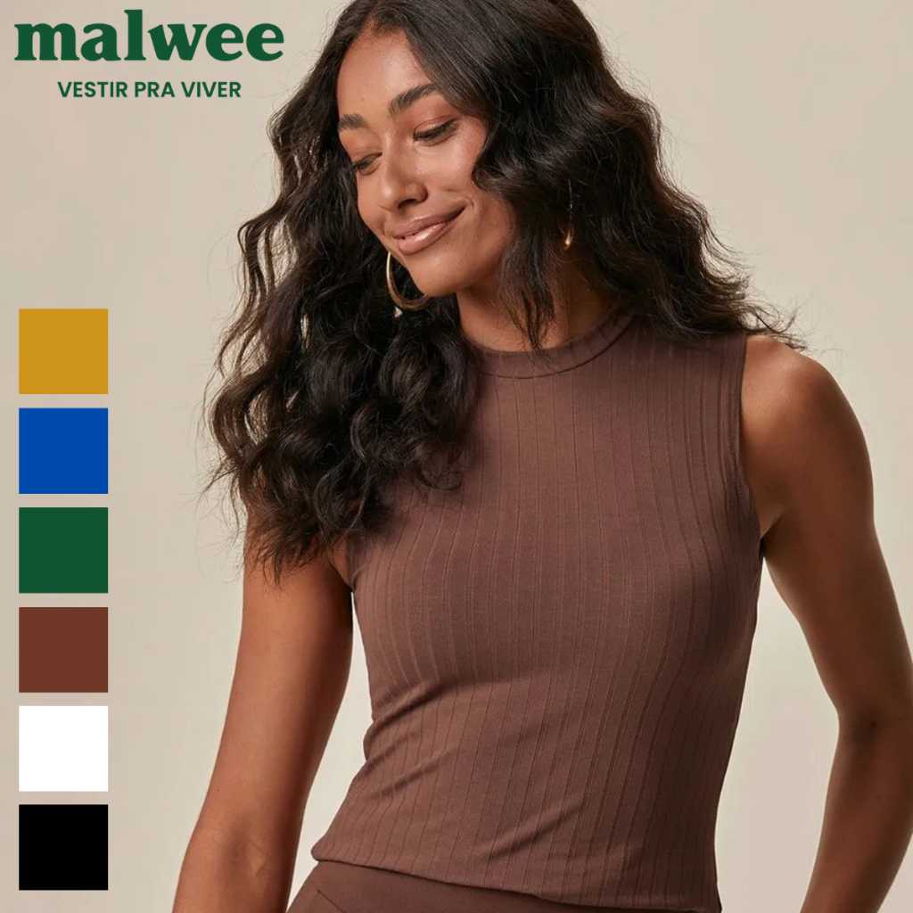 REGATA MALWEE GOLA OLÍMPICA ALTA CANELADA VISCOSE PREMIUM - ORIGINAL