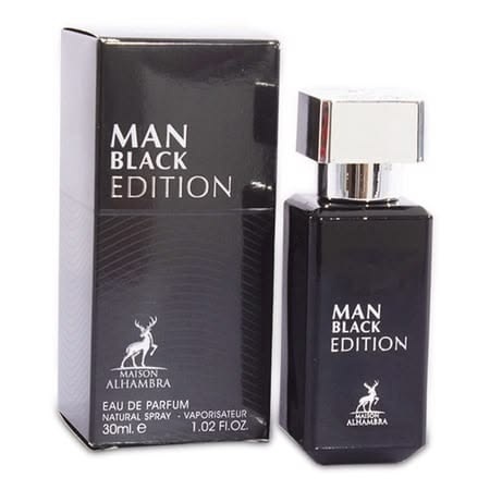 Perfume Miniatura Maison Alhambra MAN BLACK LE NOIR EDP UNISSEX 30ml