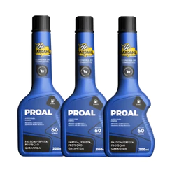Aditivo Para Etanol Alcool Bardahl Proal 200ml Mais Economia Limpeza Uso Profissional Kit 3