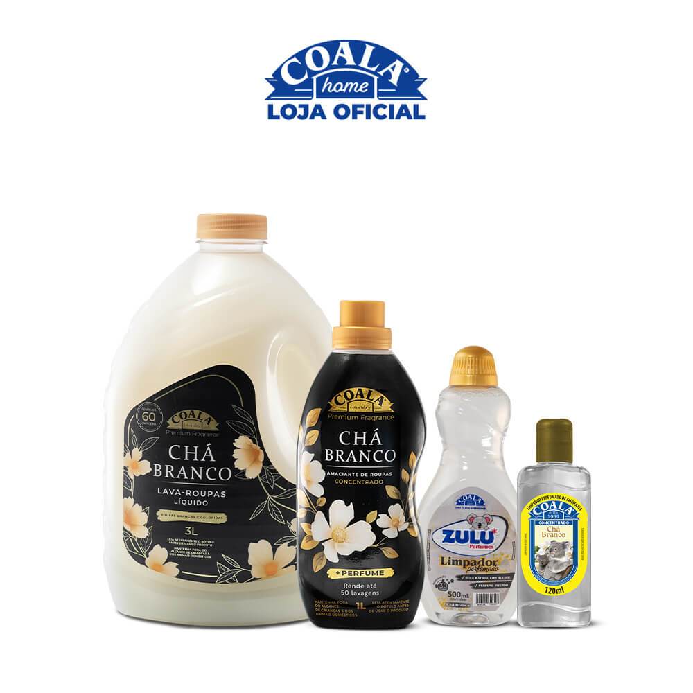 Kit Coala Rotina Perfumada Chá Branco