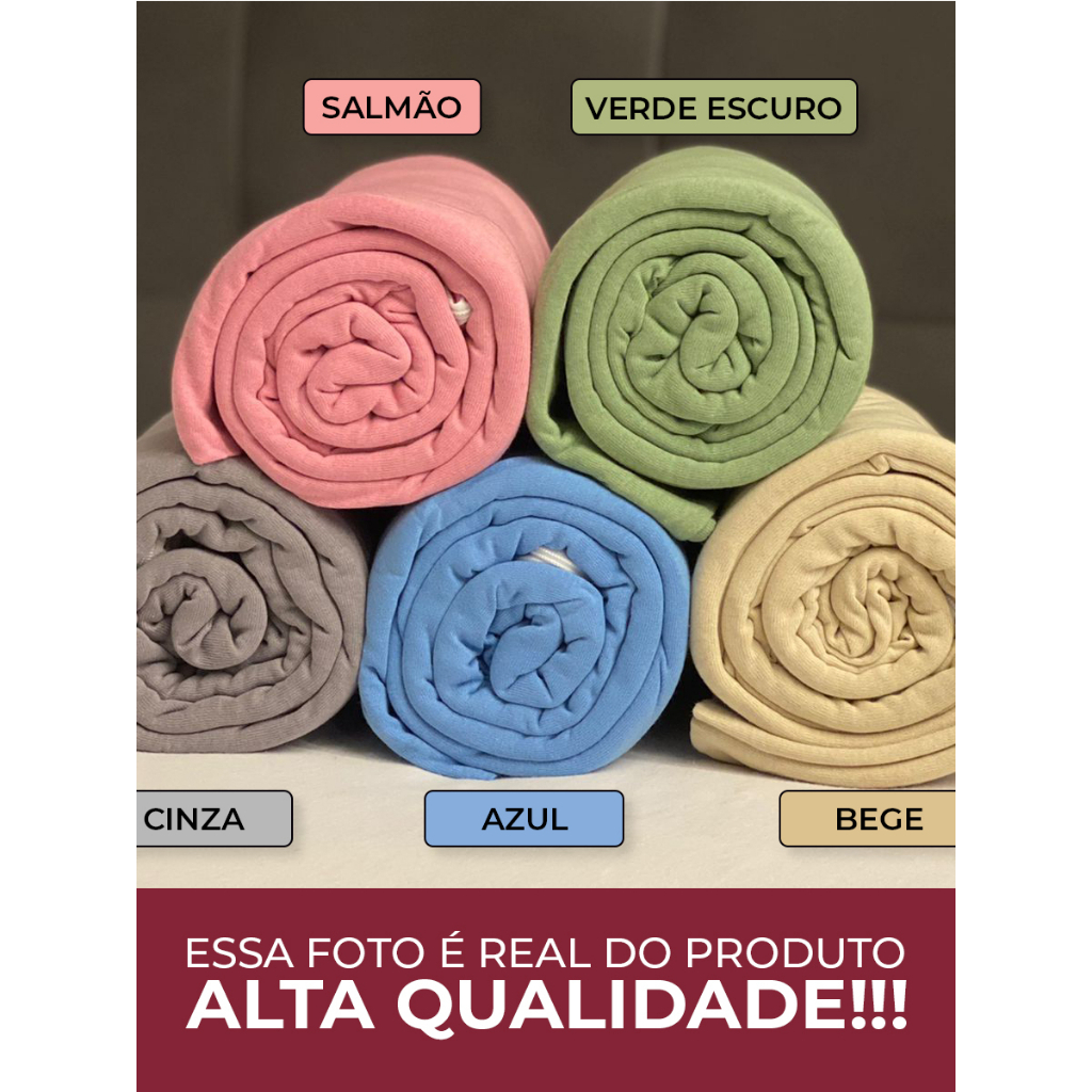 Capa de Colchão MALHA  100%  ideal para casas de veraneio e quartos de hóspede Antialergica, Solteiro Casal Queen.