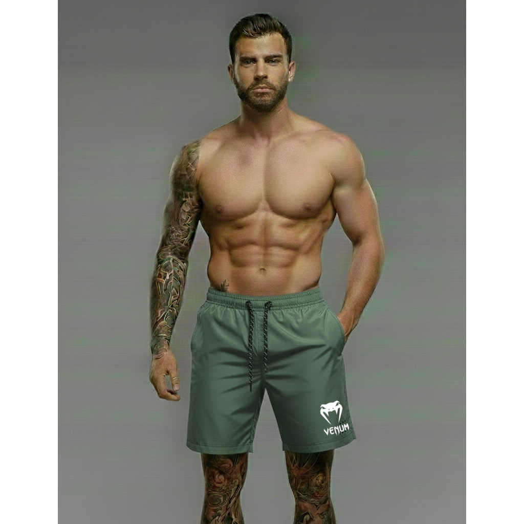 Bermuda Elastano Venon Masculina Leve Para Academia Treino Conforto Máximo - Envio Imediato !!!