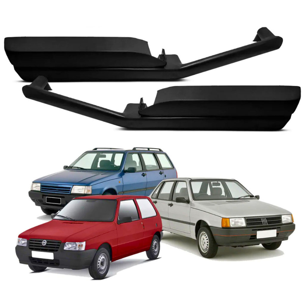 Par Kit 2 Apoio Braço + Puxador Porta Uno /Elba/Prêmio 1985 até 2013 - Par Completo Fiat Original