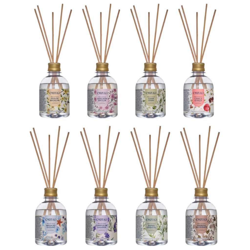 Difusor de Varetas Casulo Aromatizador de Ambiente Via Aroma 250ml