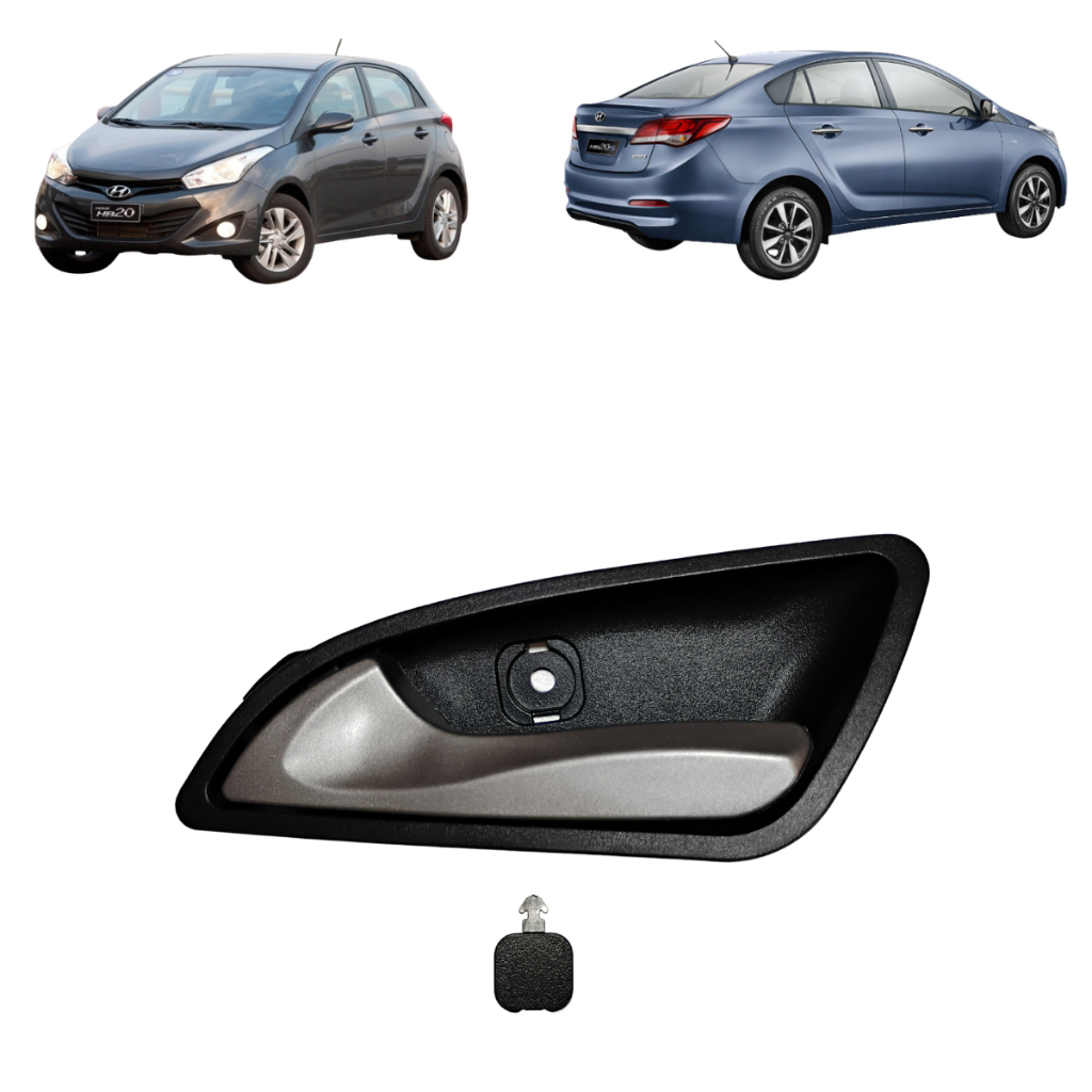 Maçaneta Gatilho Puxador Interno Hyundai Hb20 Hb20s 2012 2013 2014 2015 2016 2017 2018 2019