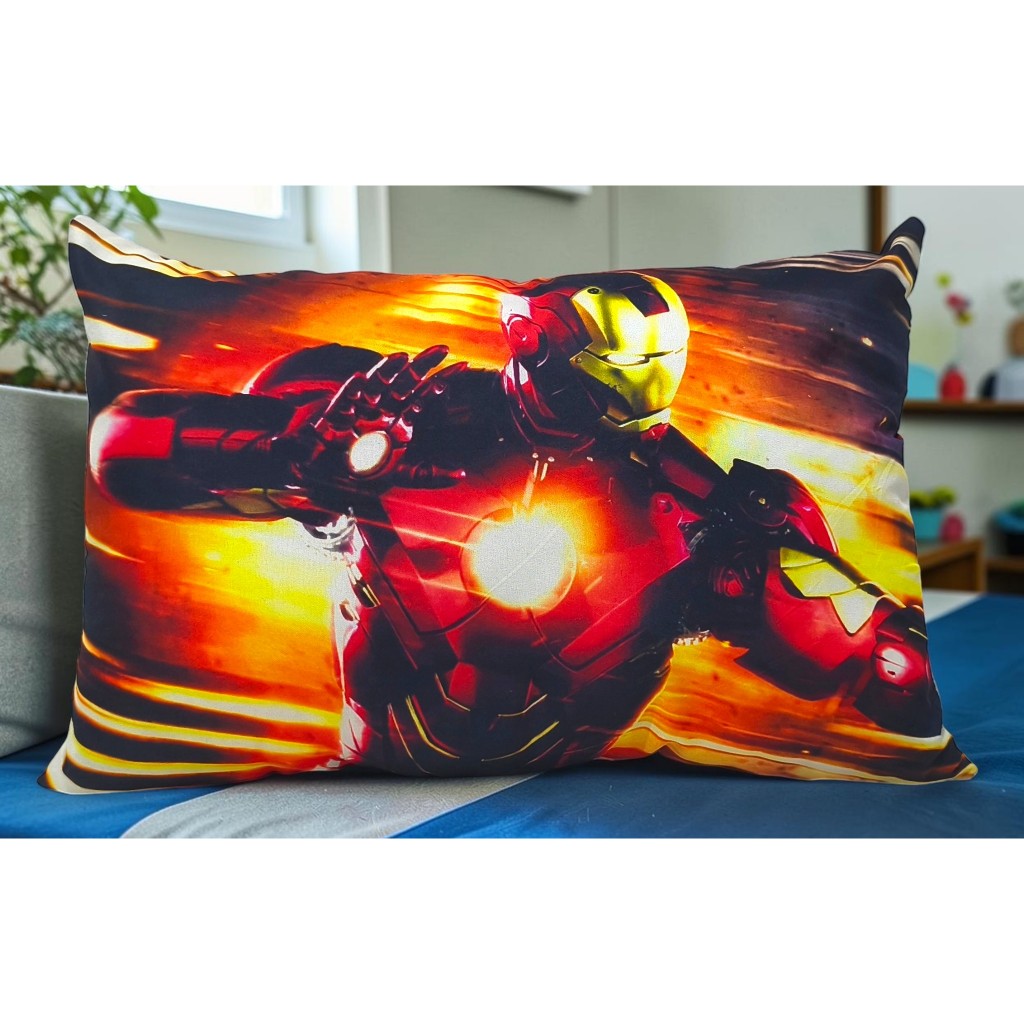 Travesseiro Infantil com Fronha 30x45 Estampas Super Heróis