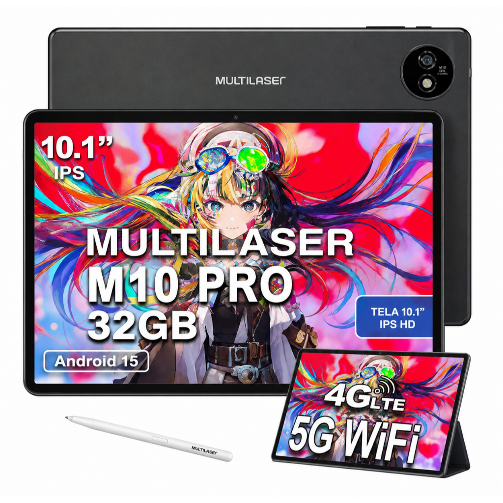 Tablet Multilaser M10 PRO X 4g Preto 32gb android 10 pol