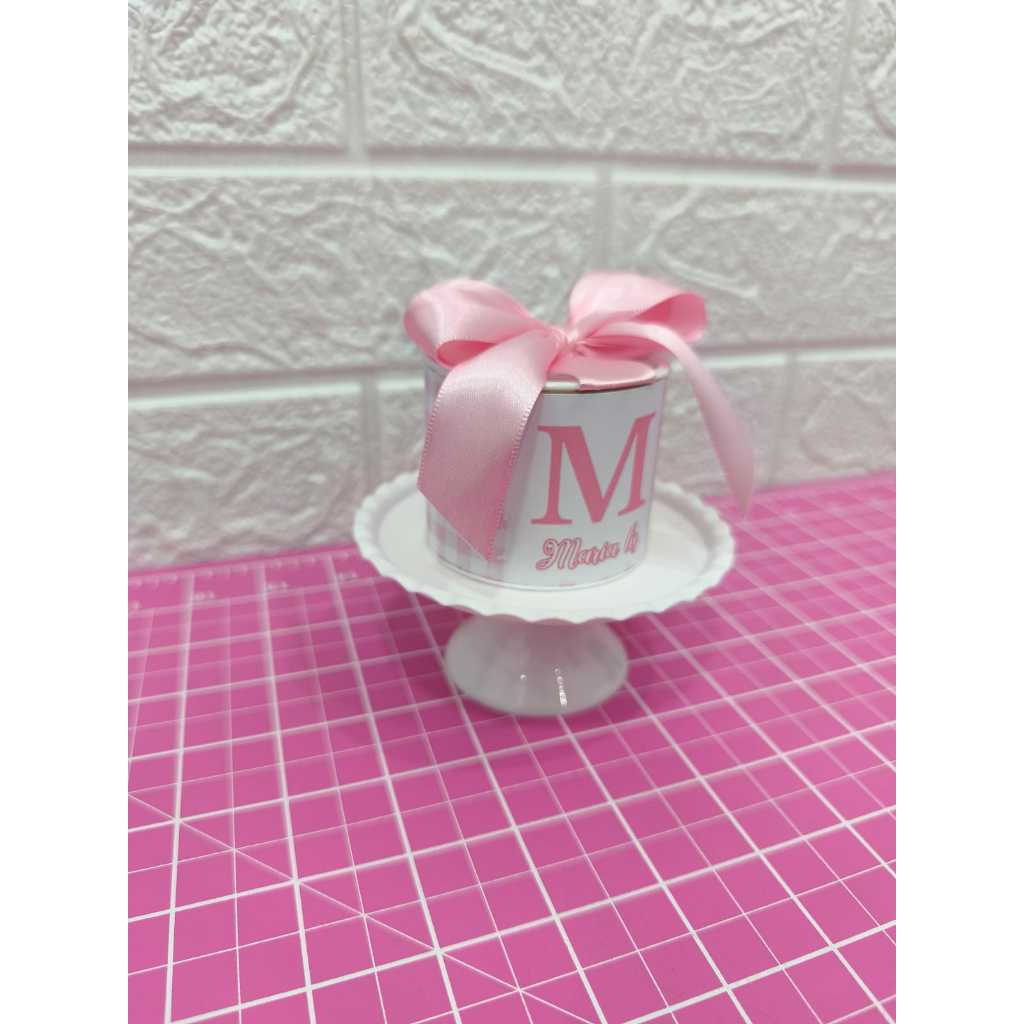 Kit Tubolata Personalizadas xadrez 5x6 - Lembrancinhas de festa - chá de bebê - Maternidade - Batizado - Aniversário