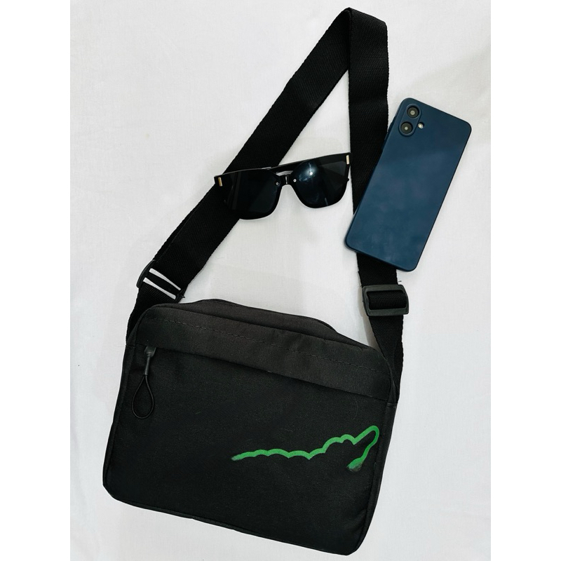 Bag motoboy delivery bolsa com alça regulável mochila transversal pochete masculina