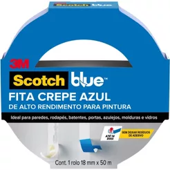 Fita Crepe Blue Tape Profissional 3M 18MM X 50M