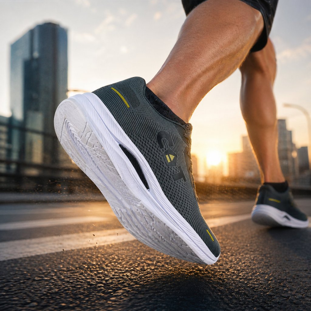 Tênis Masculino Cinza Academia Corrida Caminhada Leve Performance Envio Rápido