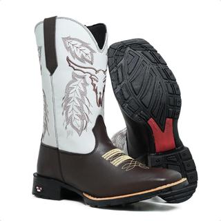 Bota Country Masculina em Alta | Estilo Forte e Conforto Total