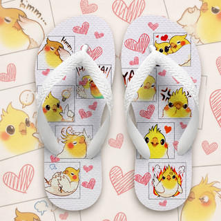 chinelo ADULTO calopsita humor- apaixonados por calopsitas-AVES