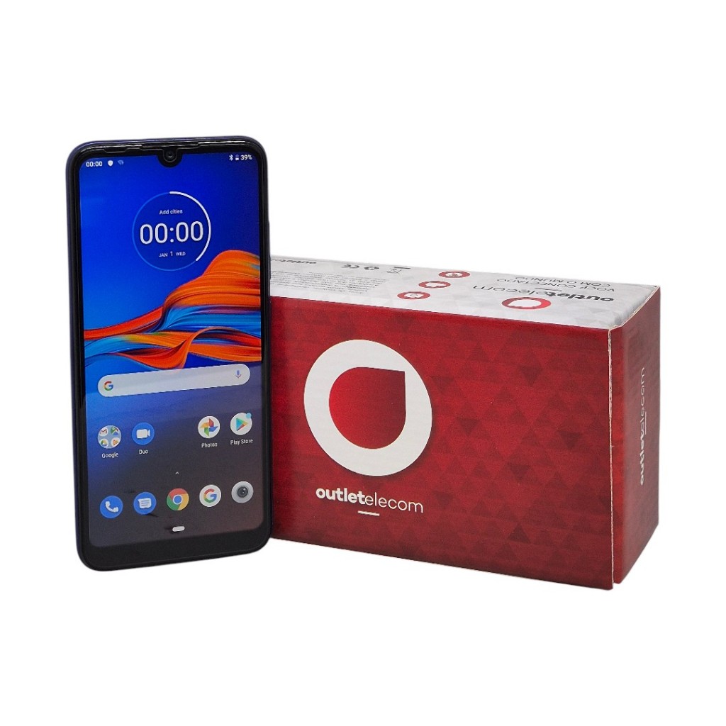 Smartphone Moto E6 Plus 4GB RAM 64GB ROM Tela 6,1' Octa-core Câmera 13MP, 8MP Selfie Android 9