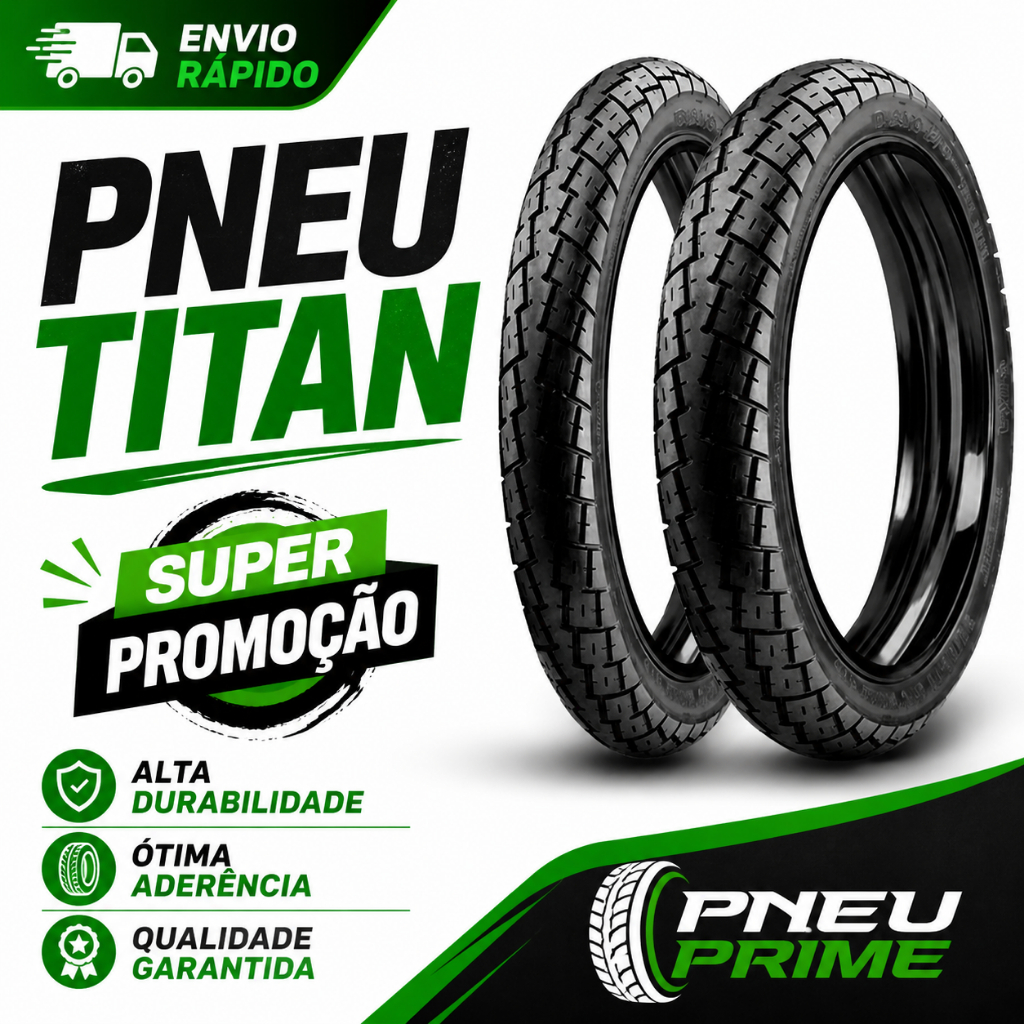 Pneu Milenio Tyre 90-90-18 56P 2.75-18 USO com e Sem CÂMARA Traseiro Titan FAN 125 150 160 Factor Fazer 150