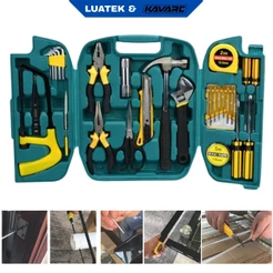 Kit Jogo de Ferramentas 27 Peças com Maleta Reforçada Aço Carbono Manutenção