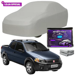 Capa Cobrir Carro STRADA 100% Forrada Armada Force 100% Impermeável Protege Sol Chuva Poeira