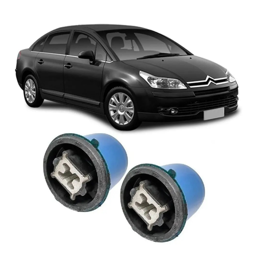 Par Buchas Eixo Traseiro Citroen C4 Pallas 2007 A 2013