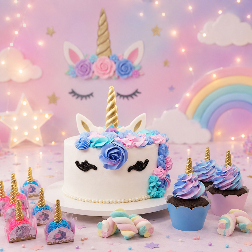 1~10 Forma Simples Chifre Unicórnio 9660(i5)em Acetato BWB Para Bombom, Doces Dia Das Crianças e Infantil (CHOCO) · foto 2